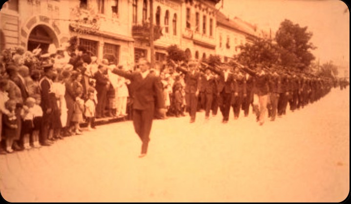 Legionari in Odorheiul Secuiesc, 1940