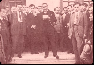 Paul Nicorescu evoc&acirc;nd memoria profesorului s&atilde;u, cu ocazia funeraliilor - 29 Iunie 1927