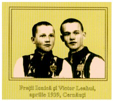 Fratii Ionica si Victor Leahul, Aprile 1939, Cernauti
