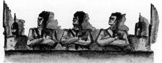 Cei trei Nicadori (desen de Zlotescu)