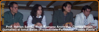 Prezidiul manifestarii