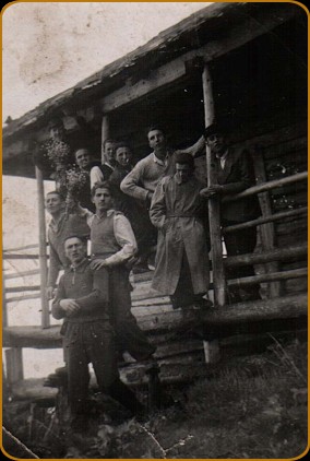 Parte din grupul fagarasan de partizani legionari 