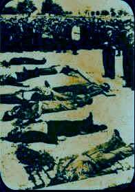 Cadavre de legionari spre &icirc;nsp&atilde;im&acirc;ntarea populatiei...