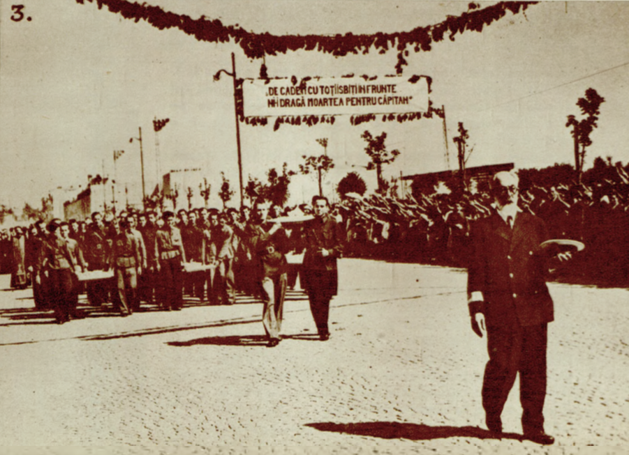 Reinhumarea camarazilor cazuti