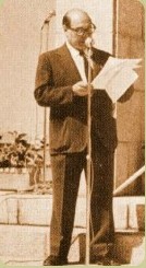 Traian Popescu la inaugurarea Monumentului Mota-Marin dela Majadahonda, Spania