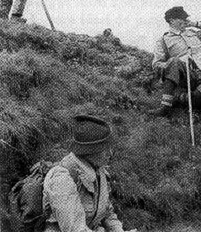 Vasile Marin �mpreun� cu sotia sa, Ana Marin, pe Muntele Negoiu, 1934.